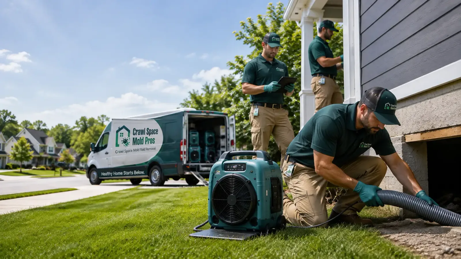 Crawl Space Mold Removal in Parsons, KS